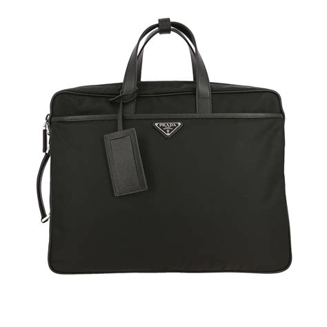 borsa lavoro prada uomo|Borsa da lavoro in Saffiano Nero .